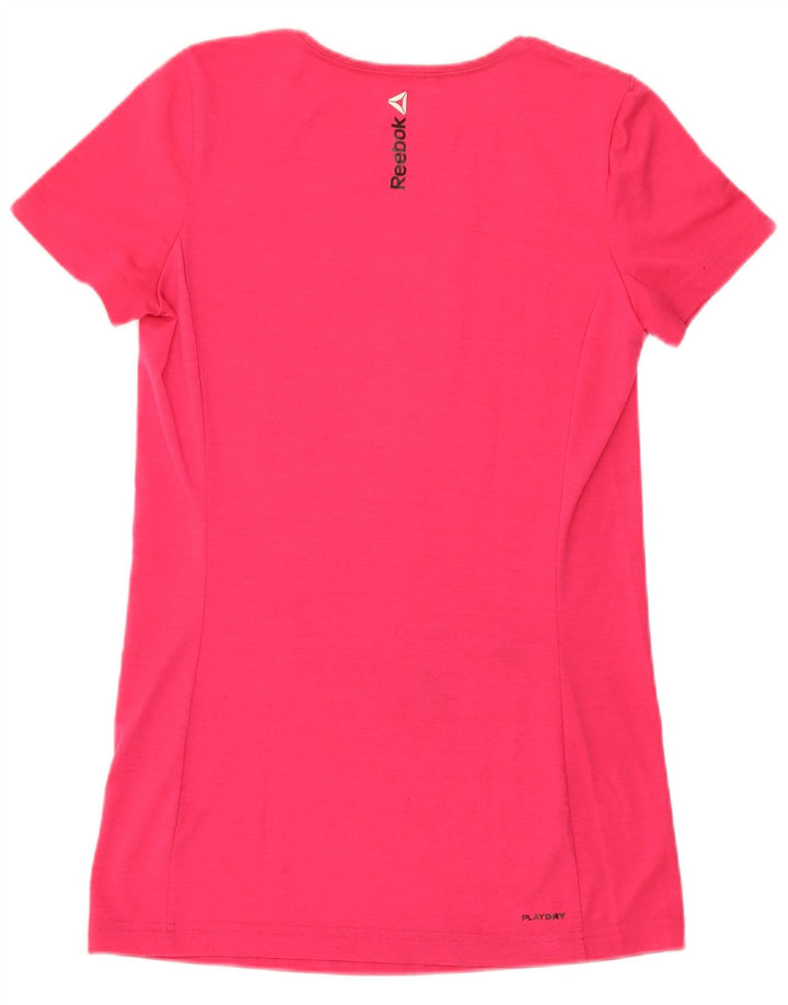 Reebok Grafisk T-shirt top til kvinder DK 8/10 Small Pink
