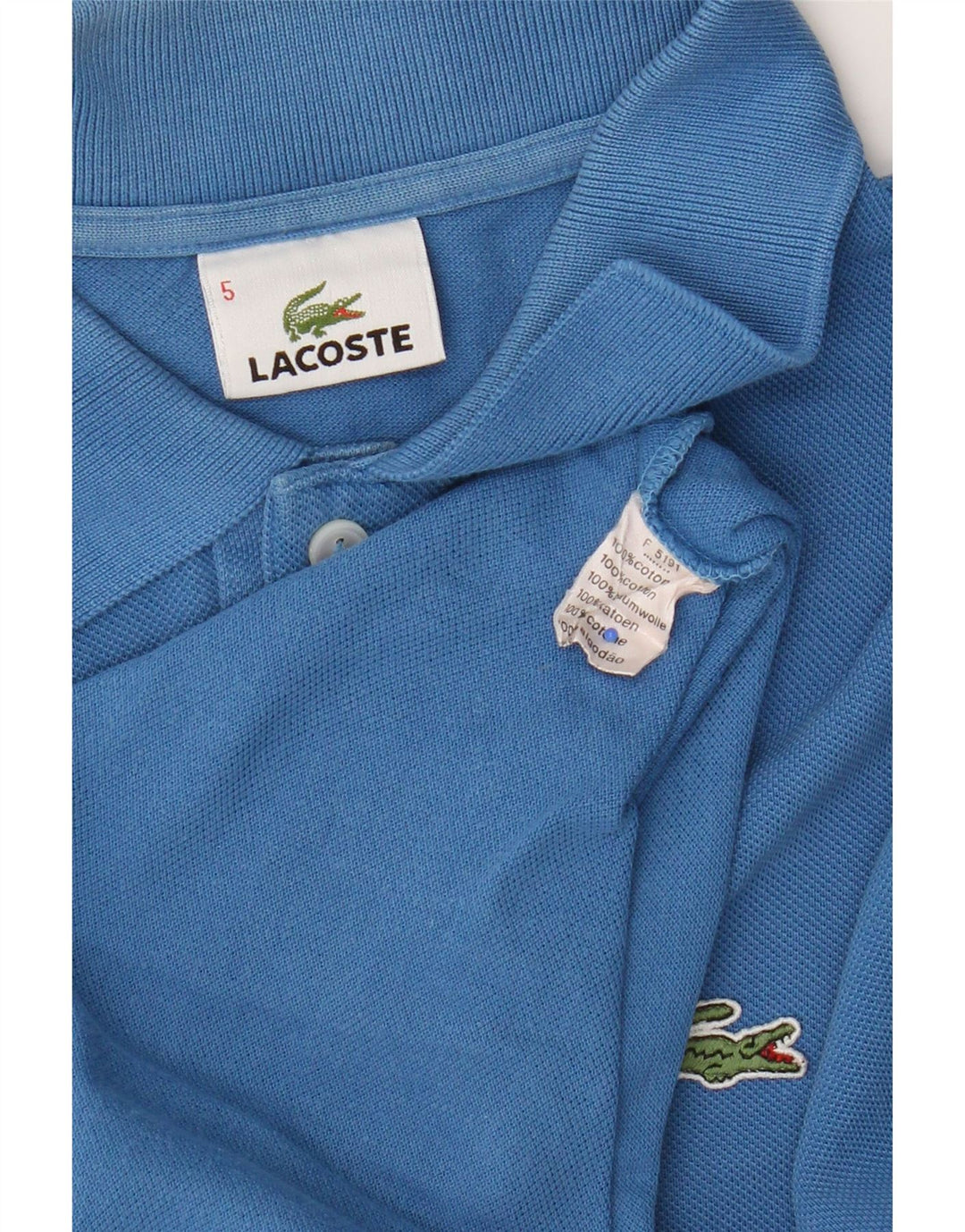 Lacoste Herre poloskjorte str. 5 Large Blå Bomuld