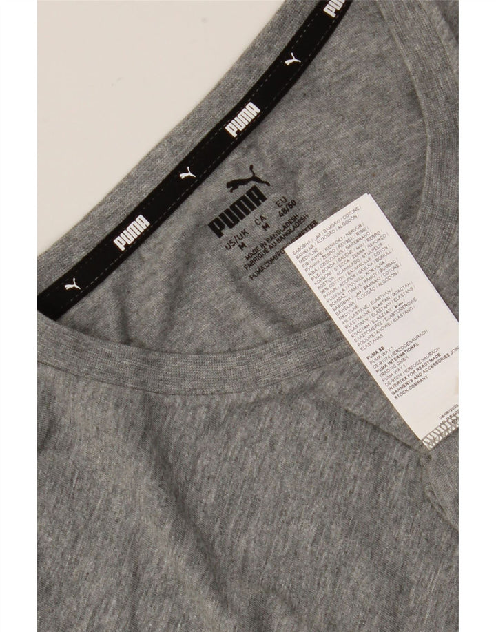Puma herre T-shirt top mellemgrå bomuld