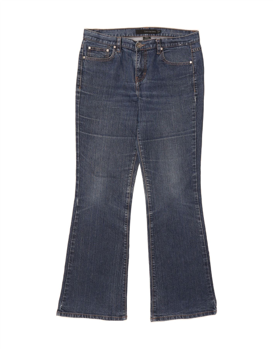CALVIN KLEIN Womens Bootcut Jeans W30 L30 Blue Cotton Vintage Calvin Klein and Second-Hand Calvin Klein from Messina Hembry 