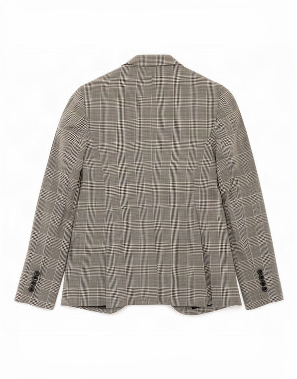 Marks & Spencer Dame 1-knaps blazerjakke UK 8 Small Grey Ternet Bomuld