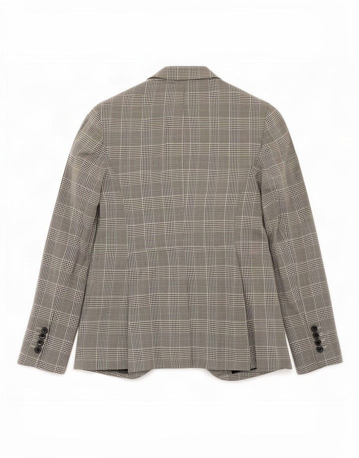 Marks & Spencer Dame 1-knaps blazerjakke UK 8 Small Grey Ternet Bomuld