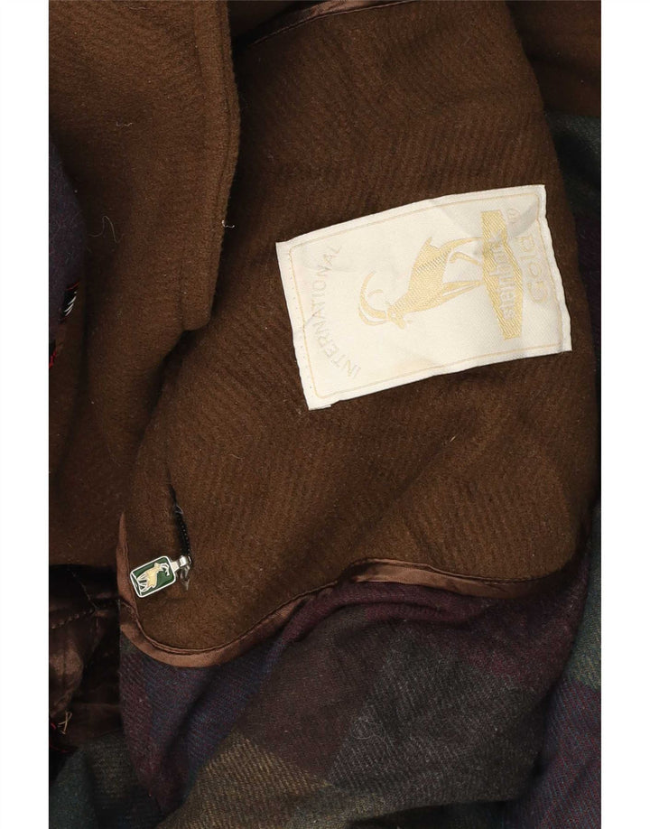 Steinbock Herre Hooded Duffel Coat UK 40 Large Brown