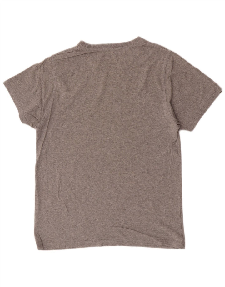 New Era Herre grafisk T-shirt Top Stor grå bomuld