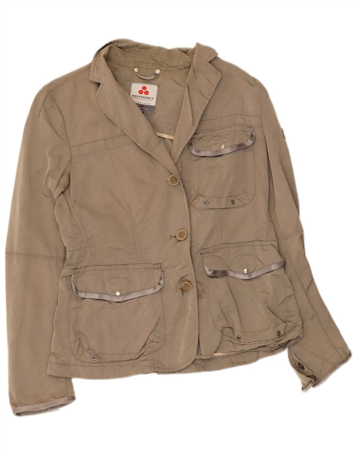 PEUTEREY Utility Jacket til kvinder IT 46 Stor grå polyamid