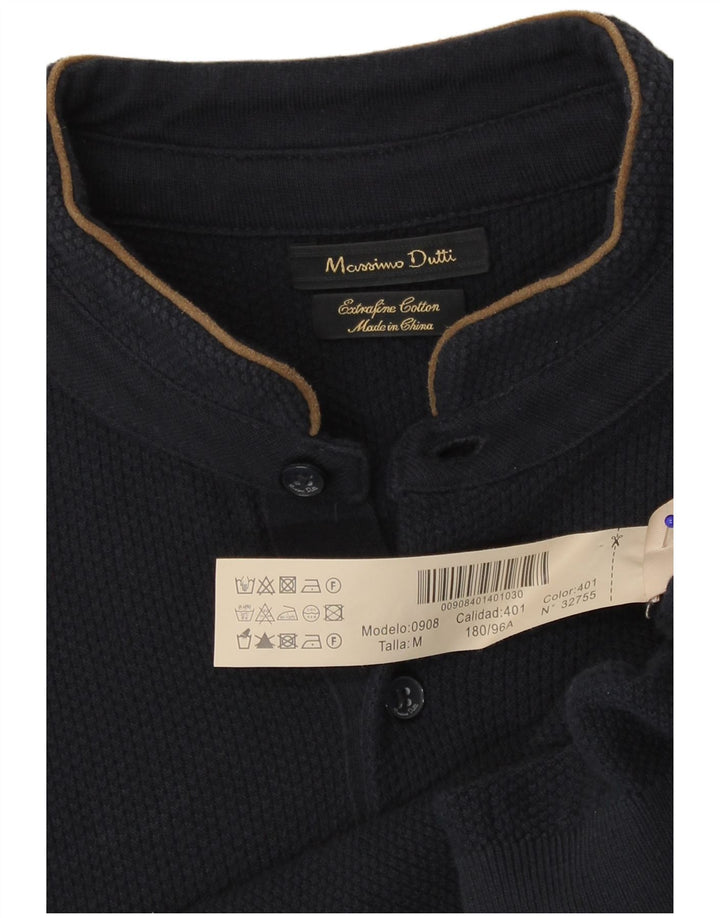 Massimo Dutti Herre poloshirt Medium Navyblå Bomuld