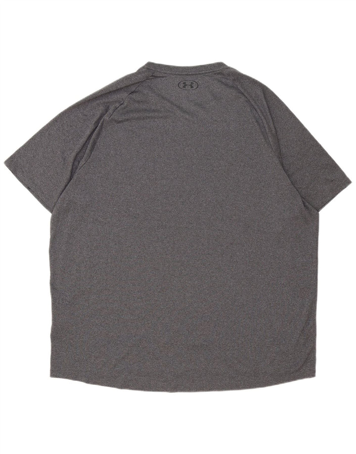 Under Armour Herre T-Shirt Top 2XL Grå Polyester