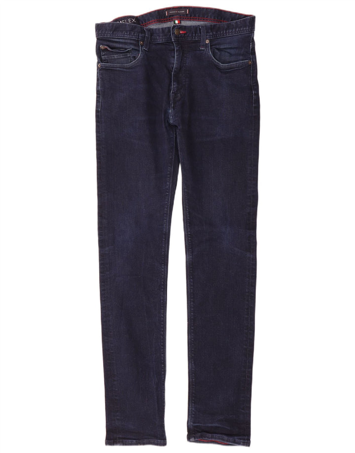Tommy Hilfiger Herre Bleecker Slim Jeans W34 L34 Marineblå Bomuld
