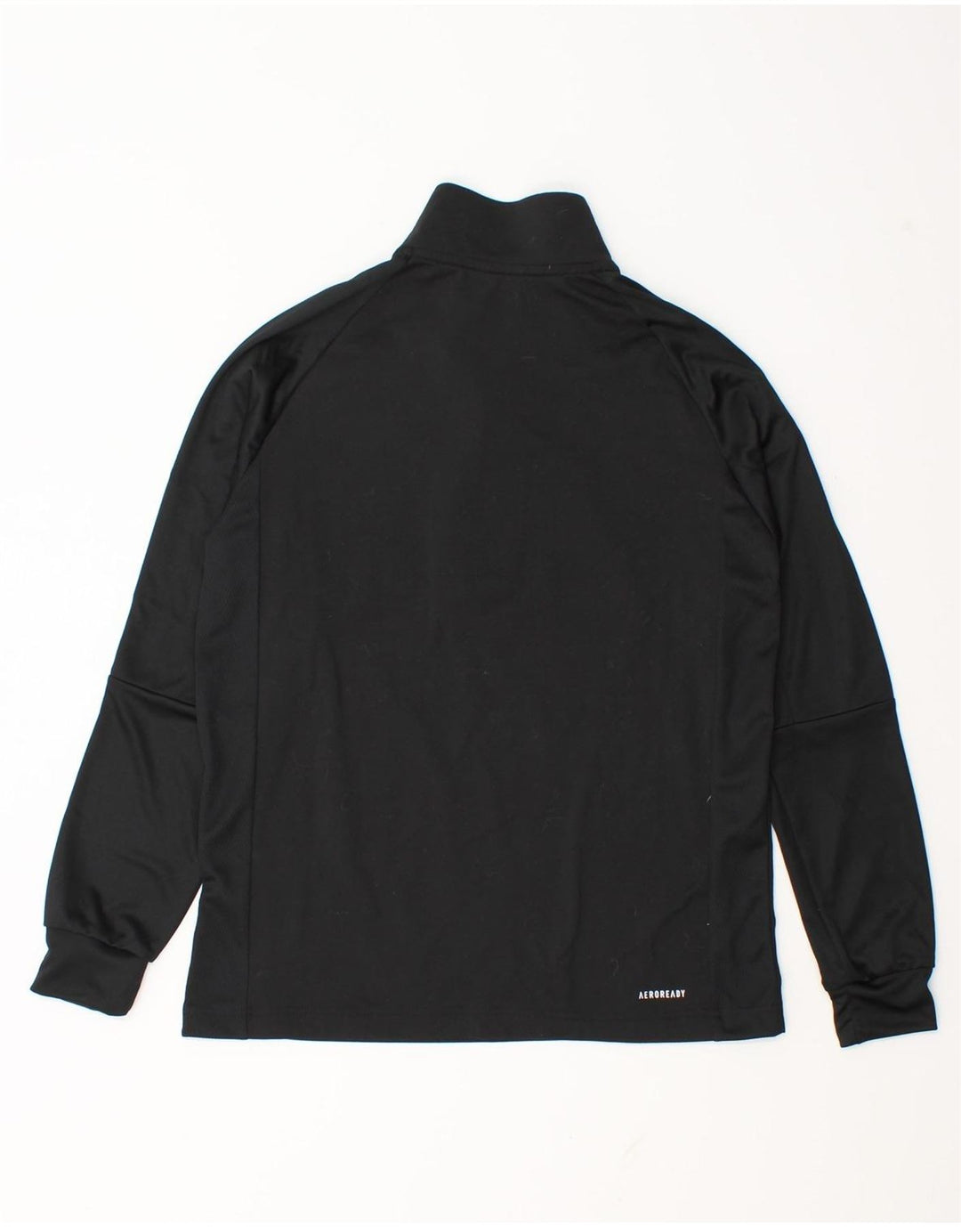 Adidas Boys Aeroready Zip Neck Pullover Træningsdragt Top 13-14 år Sort