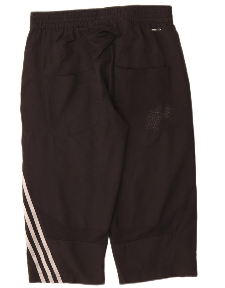 Adidas drenge Climacool Capri træningsdragt bukser 15-16 år sort polyester