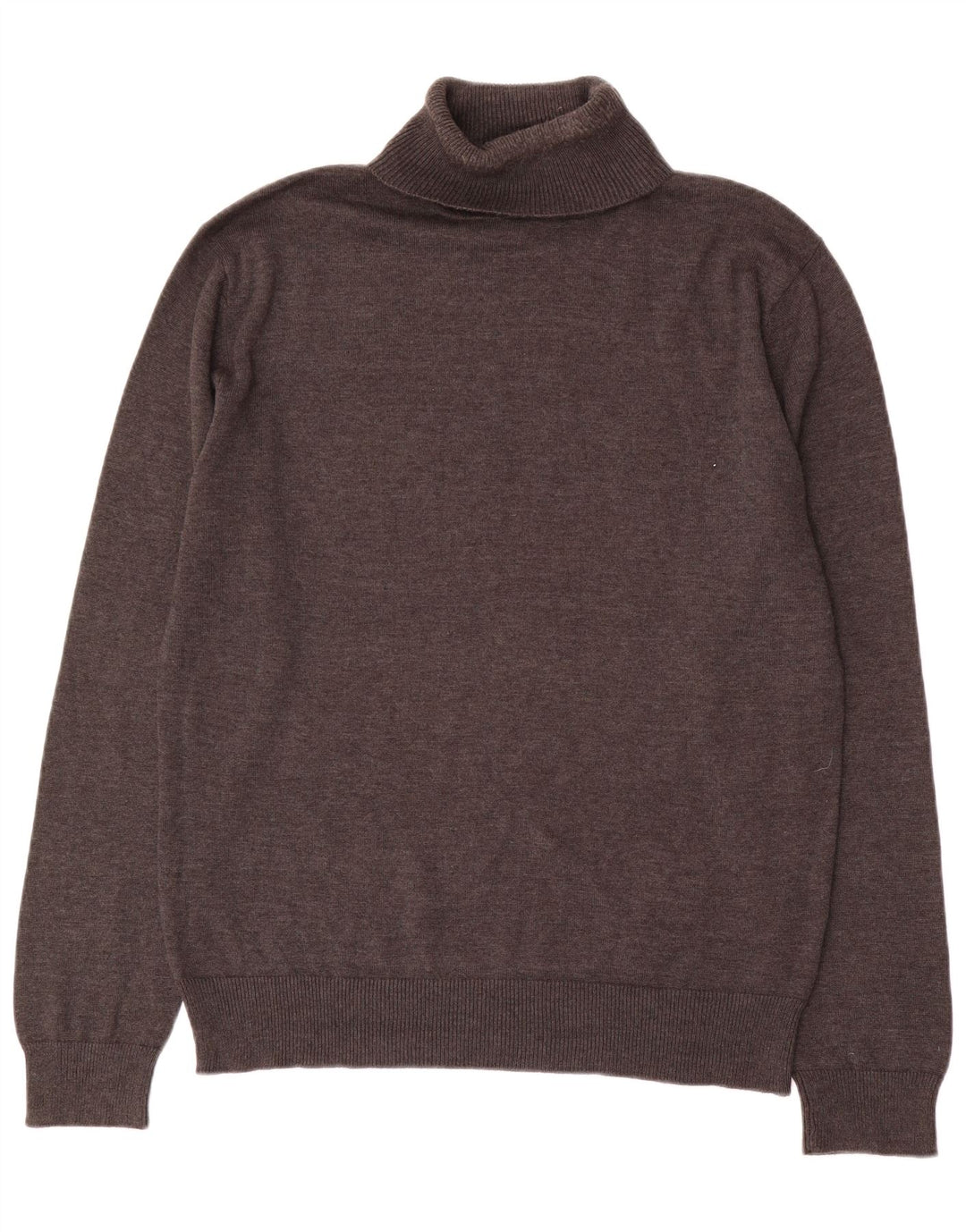 French Connection Herre rullehals sweater stor brun bomuld
