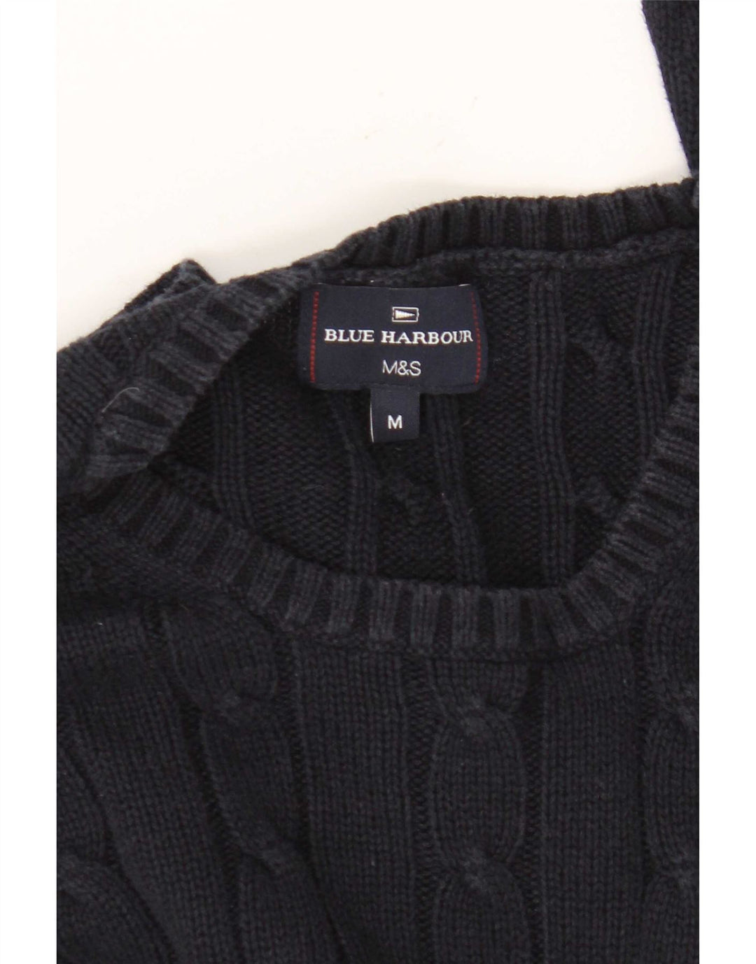 Marks & Spencer Herre Blue Harbor Crew Neck sweater Medium Navy Blue