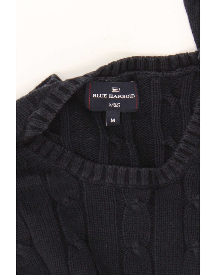 Marks & Spencer Herre Blue Harbor Crew Neck sweater Medium Navy Blue