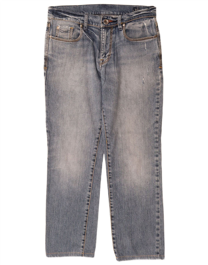 Rifle Dame Straight Jeans W31 L28 Blå Bomuld