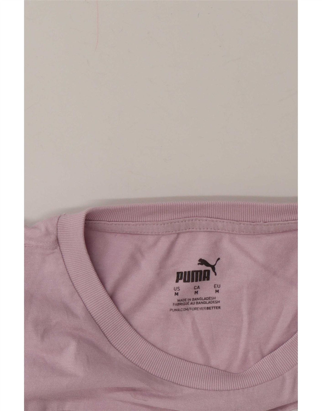 Puma T-Shirt Top UK 12 Medium Pink Colourblock