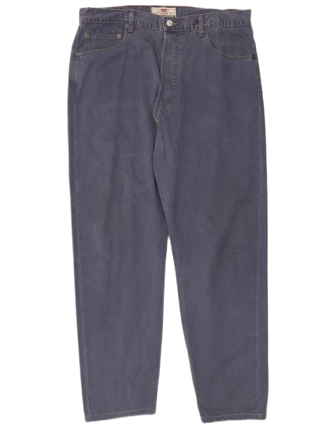 LEVI'S Herre 451 tilspidsede jeans W38 L30 Blå Bomuld