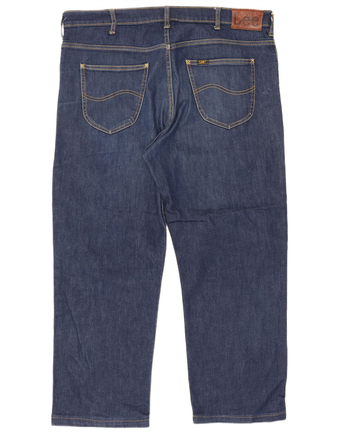 Lee Mens Brooklyn Straight Jeans W40 L27 Blå Bomuld