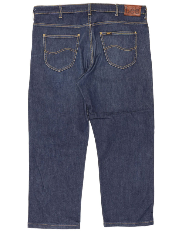 Lee Mens Brooklyn Straight Jeans W40 L27 Blå Bomuld