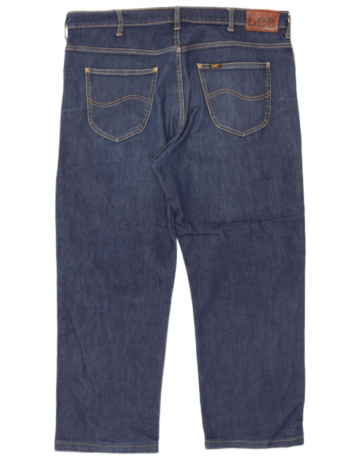 Lee Mens Brooklyn Straight Jeans W40 L27 Blå Bomuld