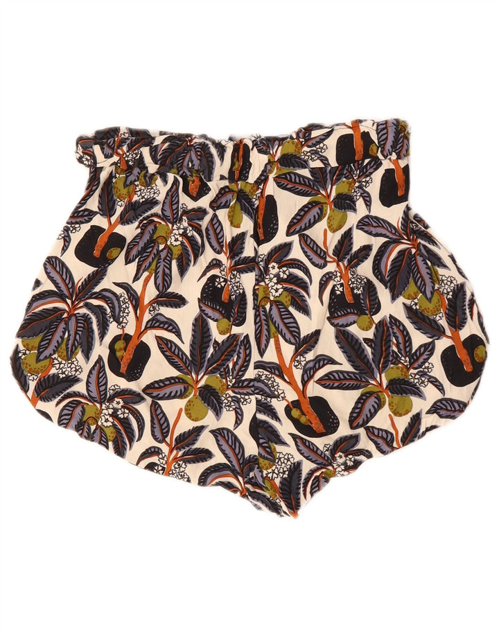 Zara Casual Shorts til kvinder Small W26 Flerfarvet blomster
