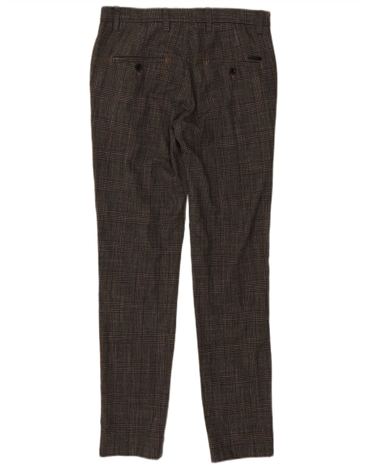 Jack & Jones Herre Slim Suit Bukser W30 L32 Grå ternet polyester