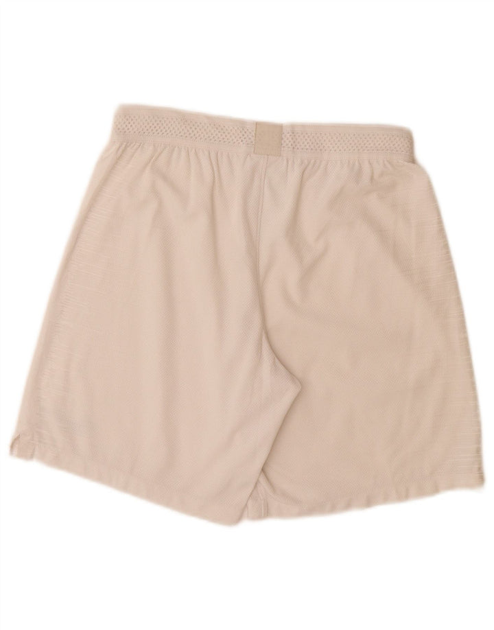 NIKE Womens Sport Shorts UK 8 Small White Polyester