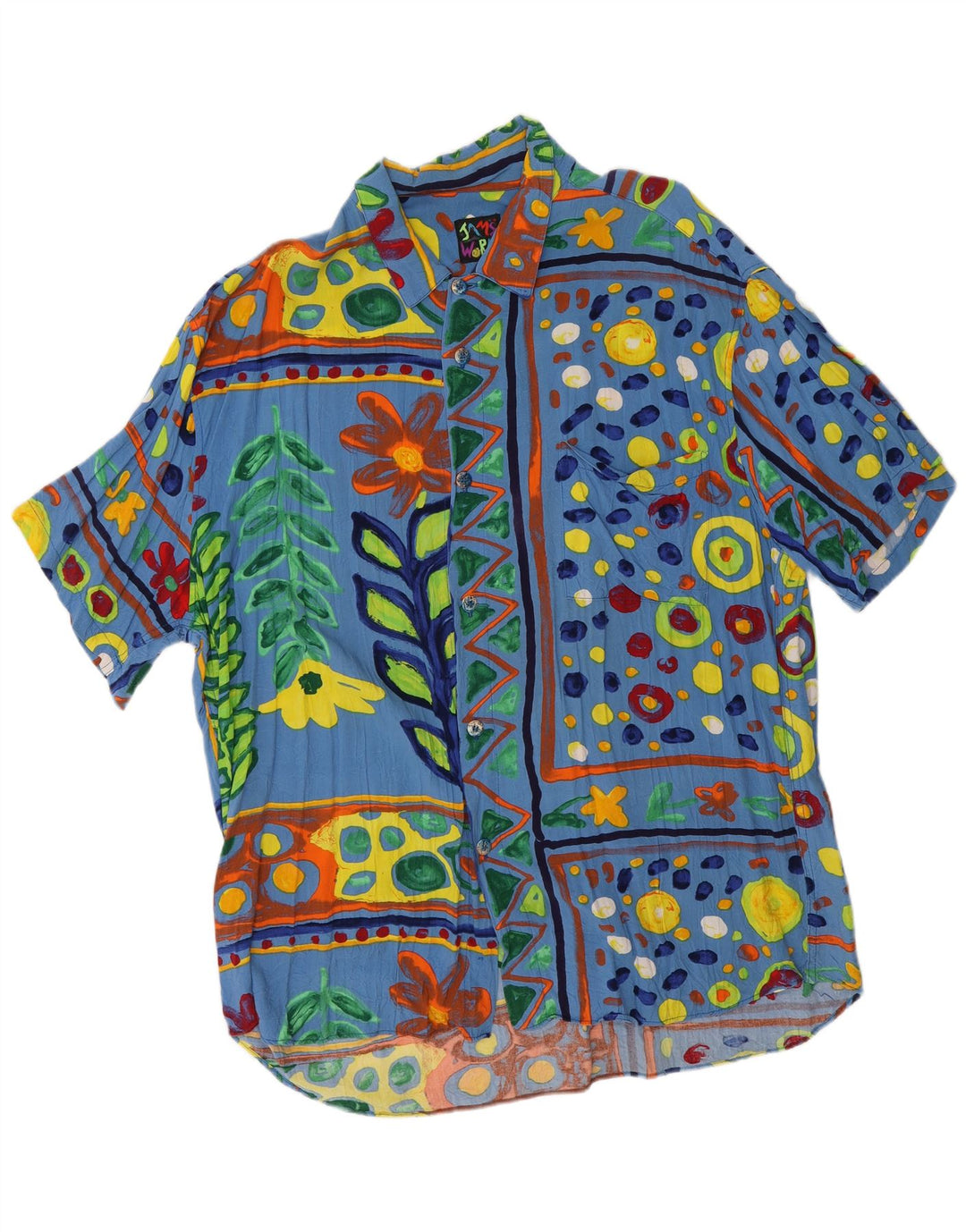 JAMS WORLD Kortærmet herreskjorte XL Multifarvet blomster
