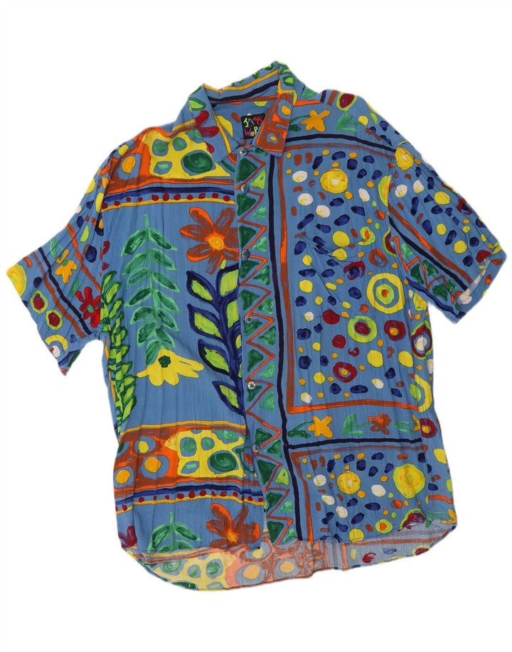 JAMS WORLD Kortærmet herreskjorte XL Multifarvet blomster