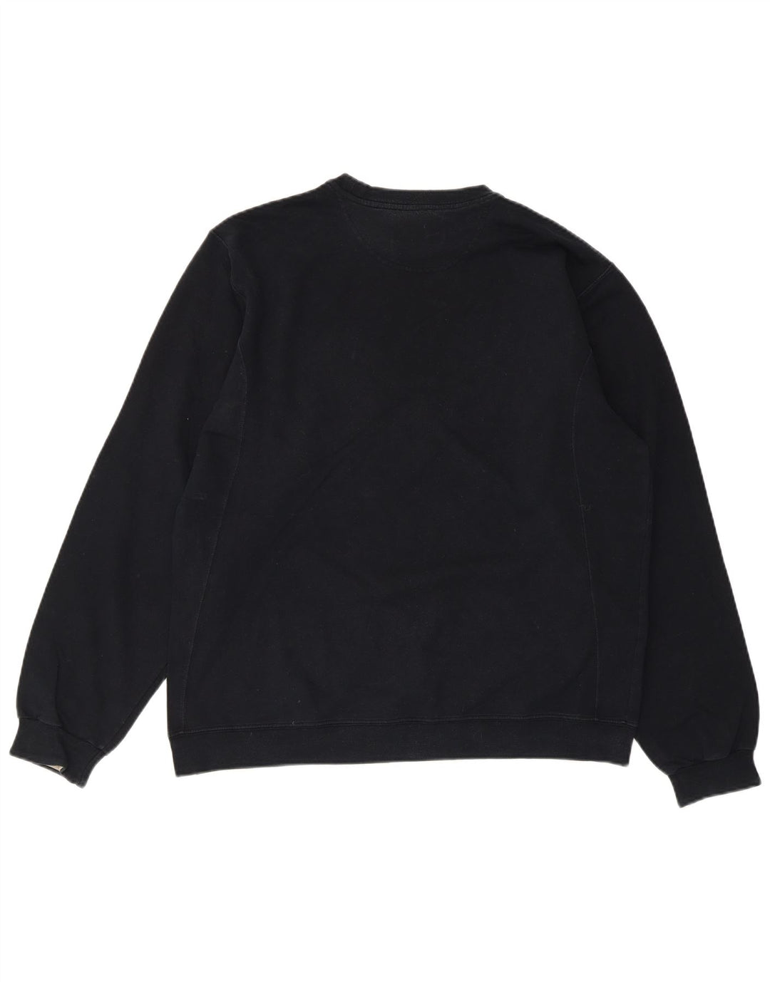 Champion Dame Grafisk Sweatshirt Jumper UK 14 Medium Sort