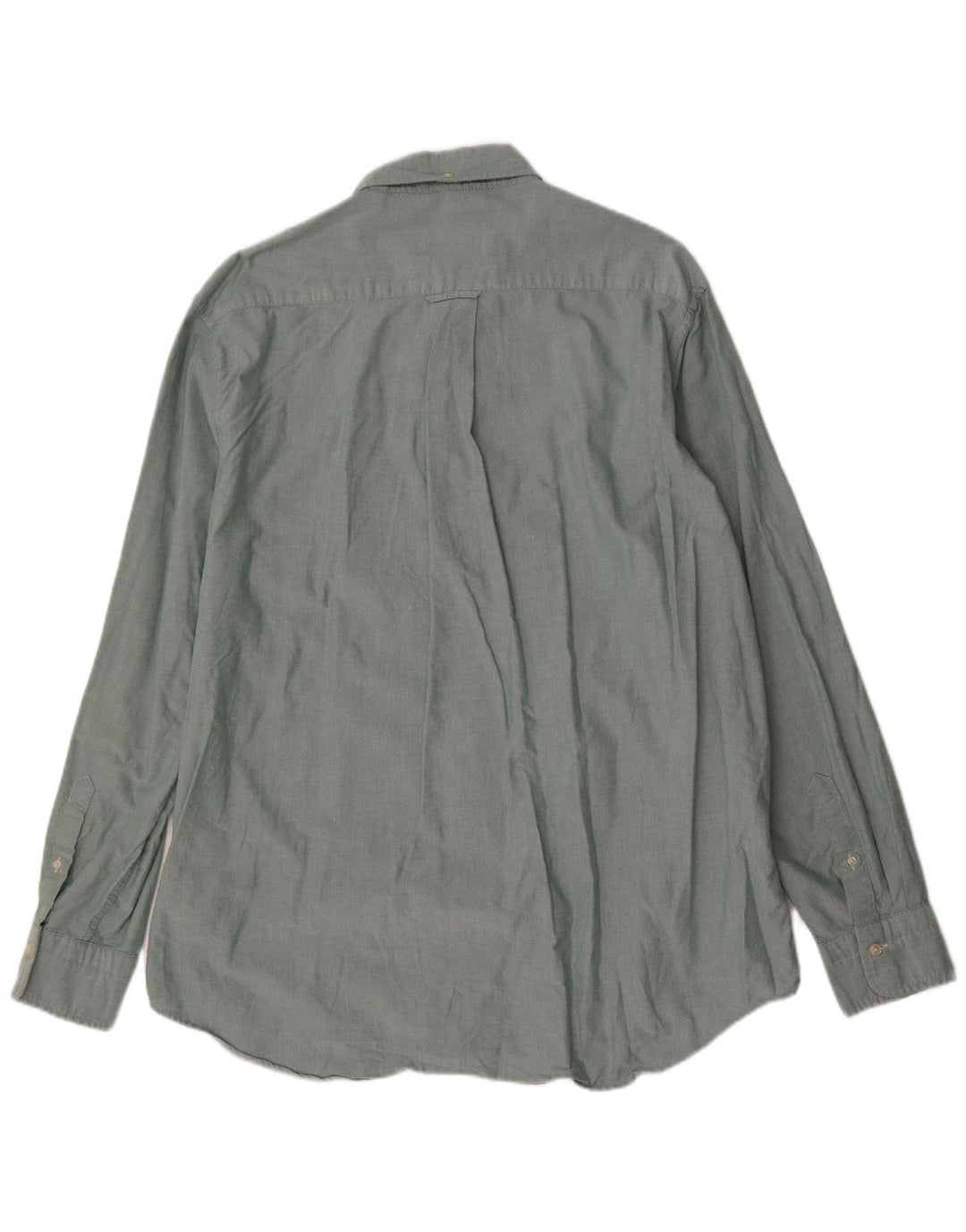 Gant Herre Regular Fit Skjorte Størrelse 45/46 2XL Grøn Bomuld