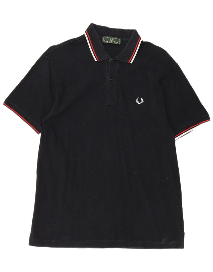 Fred Perry Herre poloshirt Stor sort bomuld