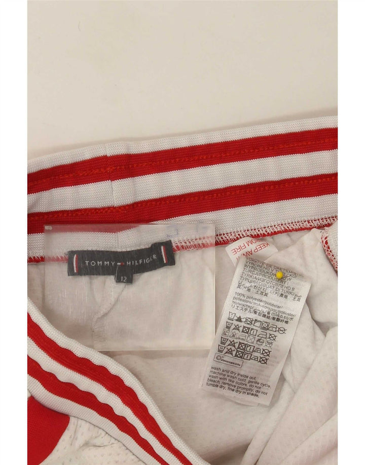 Tommy Hilfiger drenge sportsshorts 11-12 år Hvid Colourblock Polyester