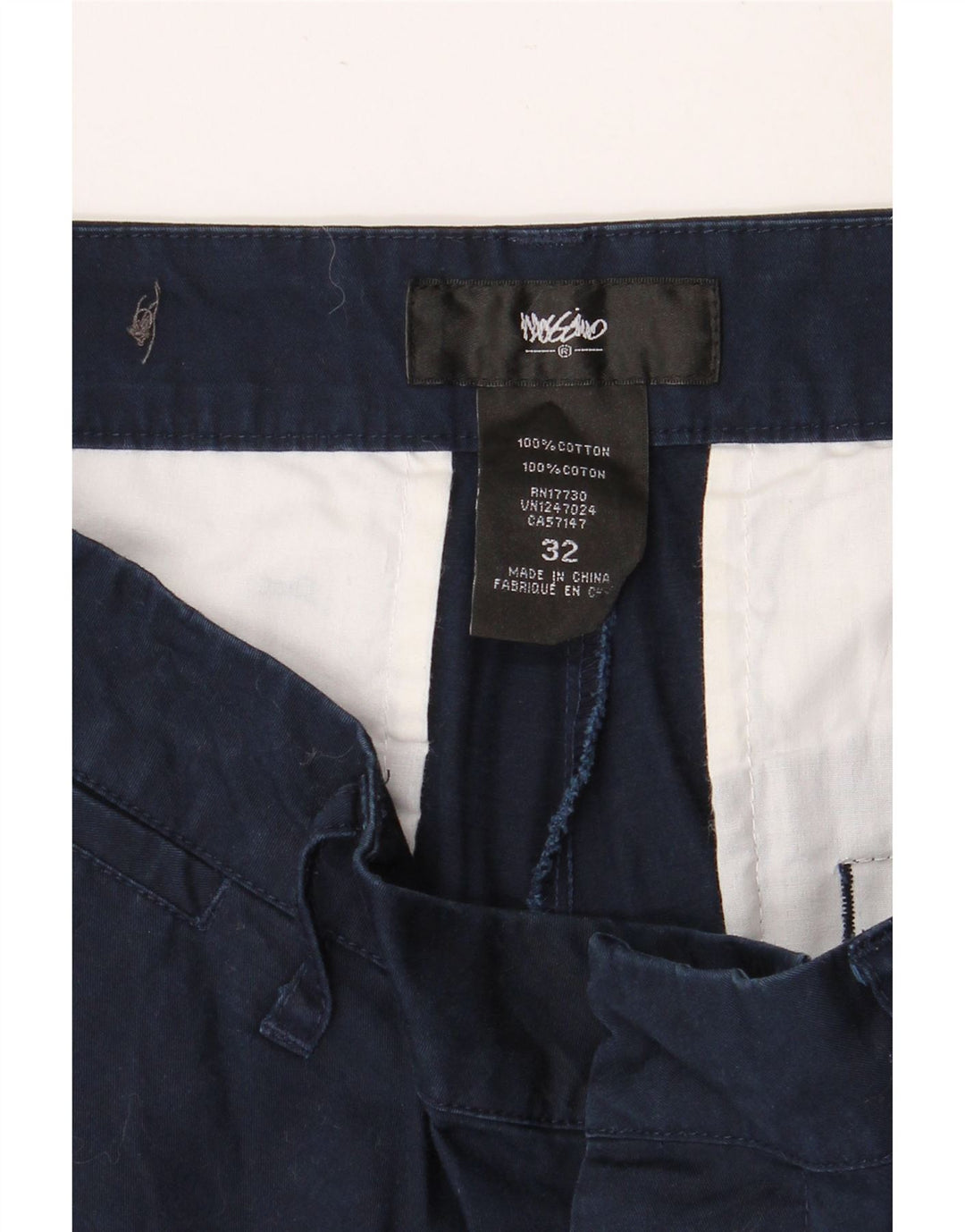 MOSSIMO Herre Cargo Shorts W32 Medium Navyblå Bomuld