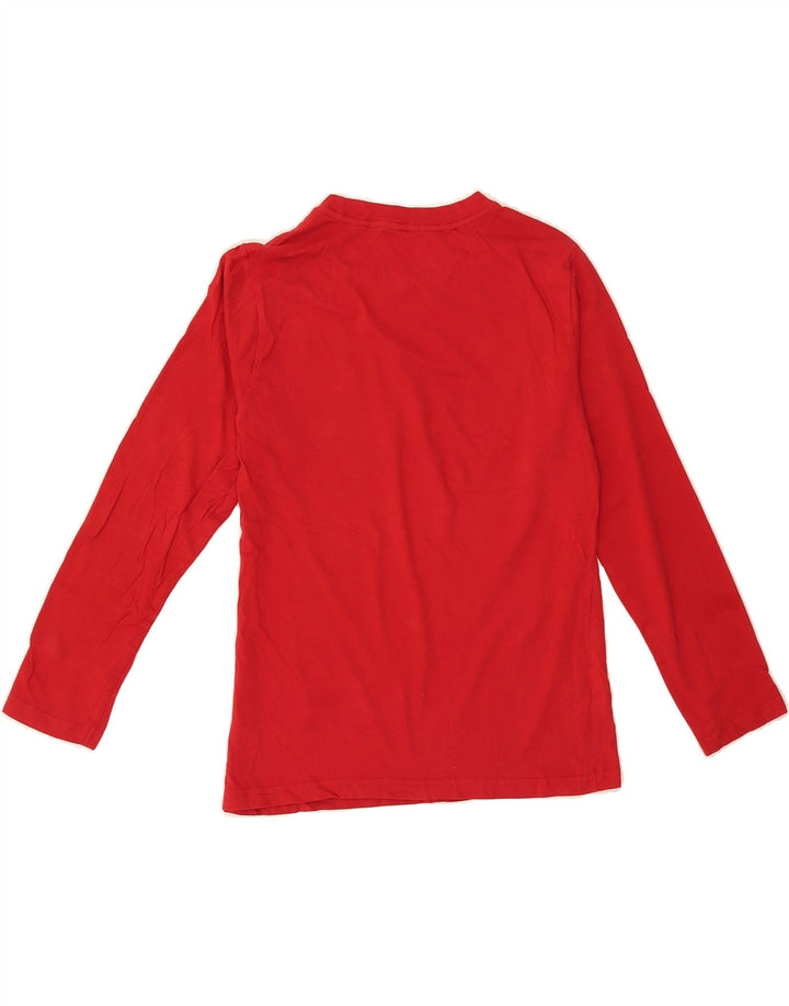 TOMMY HILFIGER Boys Graphic Top Long Sleeve 12-13 Years Medium Red Cotton Vintage Tommy Hilfiger and Second-Hand Tommy Hilfiger from Messina Hembry 