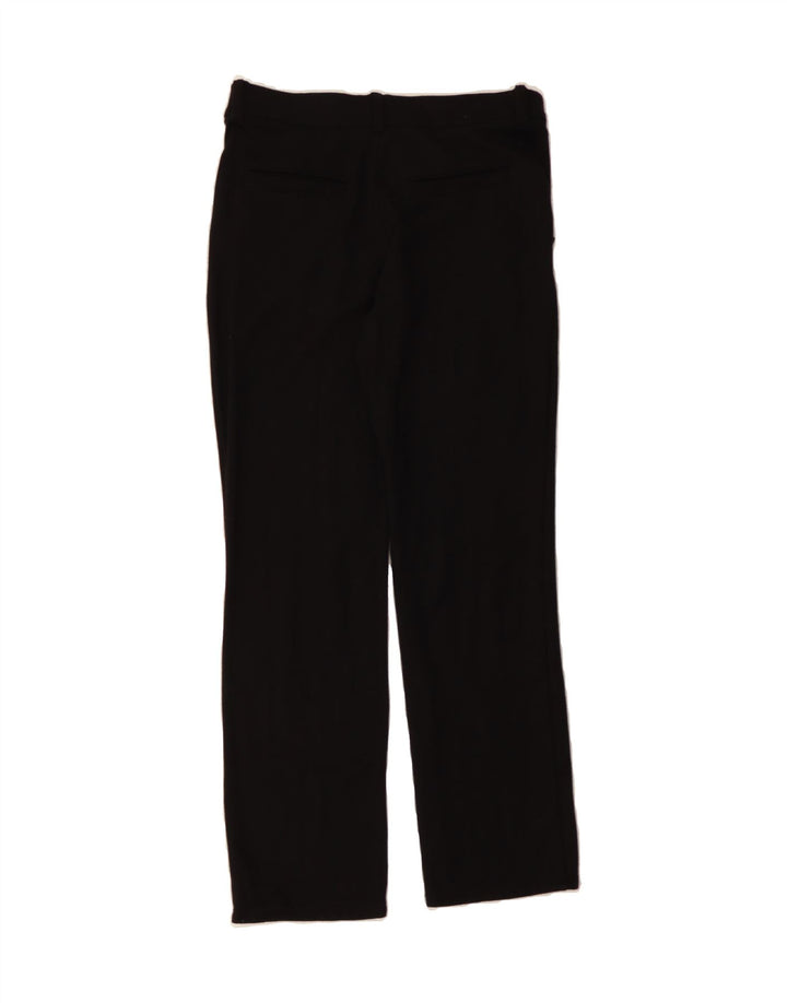 LEE Womens Straight Casual Trousers US 6 Medium W30 L30 Black Nylon Vintage Lee and Second-Hand Lee from Messina Hembry 