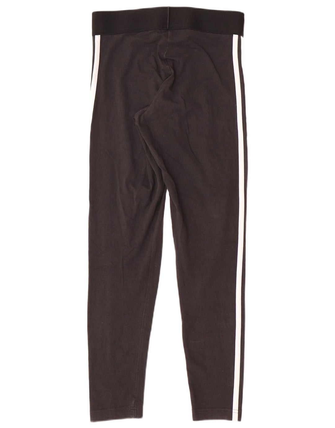 ADIDAS Womens Leggings UK 8/10 Small Black Cotton