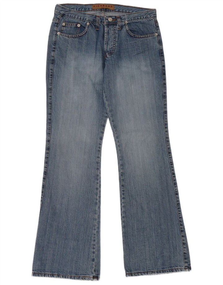 Richmond Dame Grafisk Bootcut Jeans IT 44 Medium W30 L32 Blå Bomuld