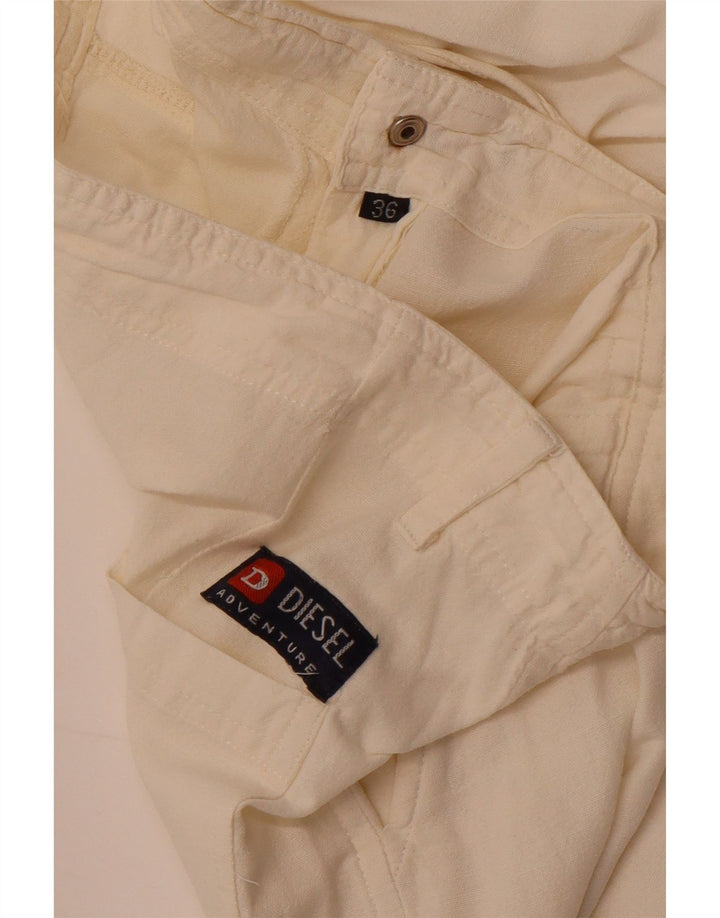 Diesel bukser med brede ben til kvinder W36 L27 Off White