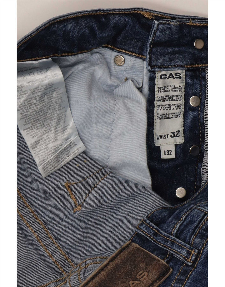 Gap Herre Distressed Slim Jeans W32 L32 Blå Bomuld