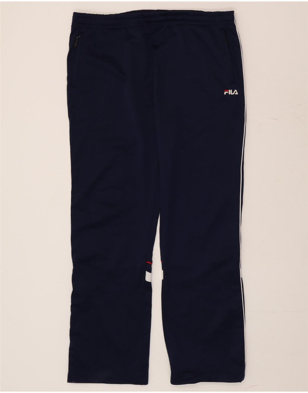 Fila Træningsdragt bukser til mænd Large Navy Blue Colourblock Polyester