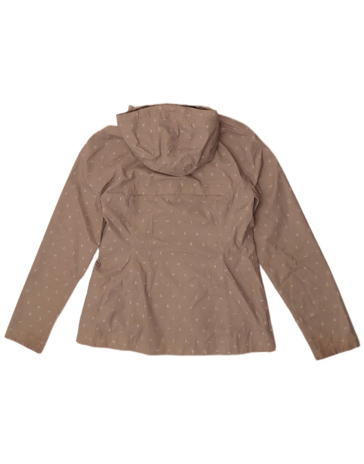 The North Face Dame Grafisk Hætte regnjakke UK 10 Small Beige