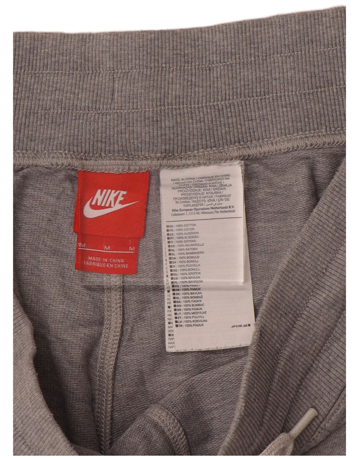 Nike Herre grafiske sportsshorts mellemgrå bomuld