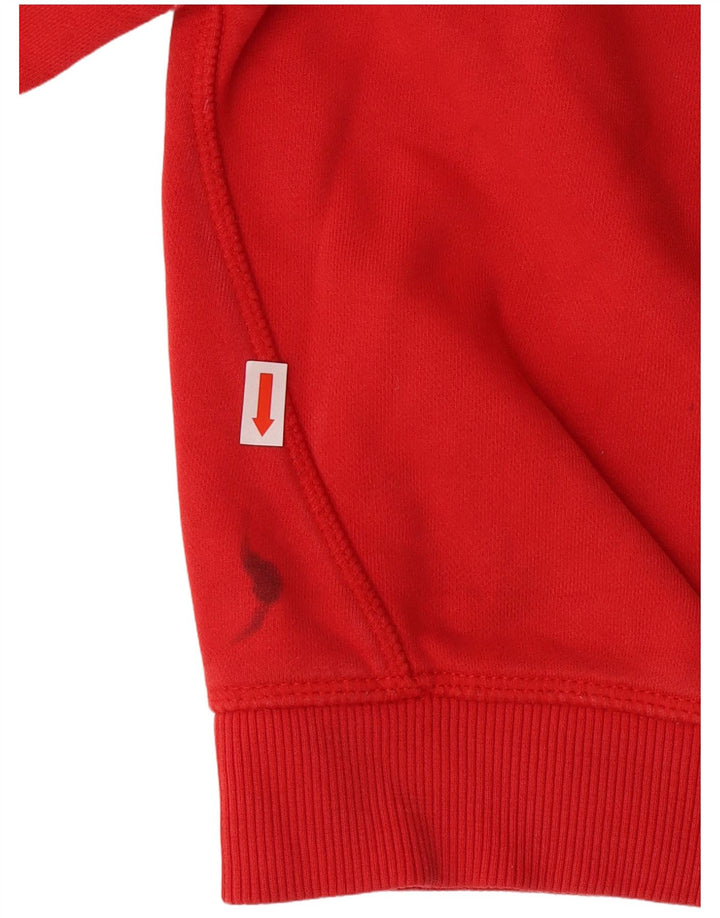 TOMMY HILFIGER Girls Oversized Graphic Sweatshirt Jumper 11-12 Years Red