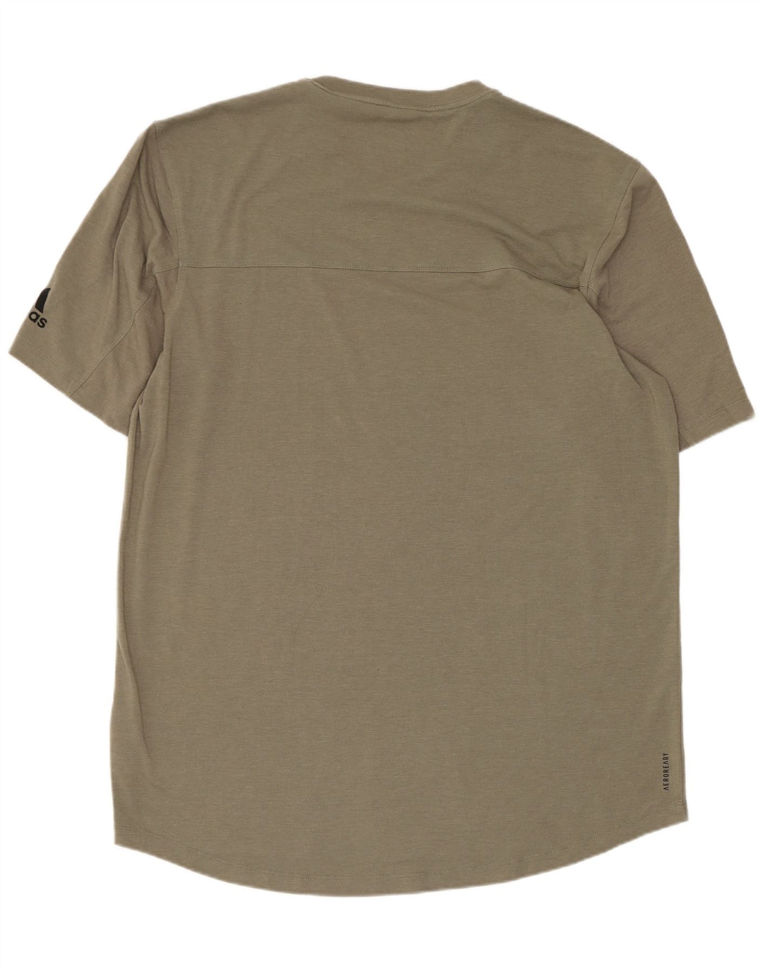 Adidas Herre Aeroready T-Shirt Top Stor Khaki Polyester