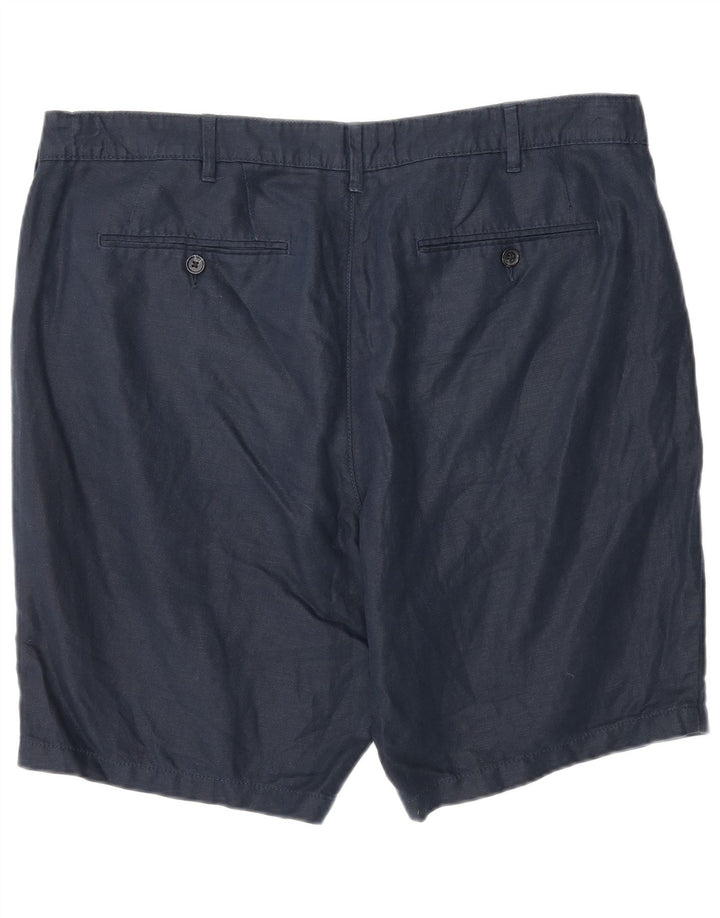 Marks & Spencer Herre Chino Shorts W38 XL Marineblå Bomuld