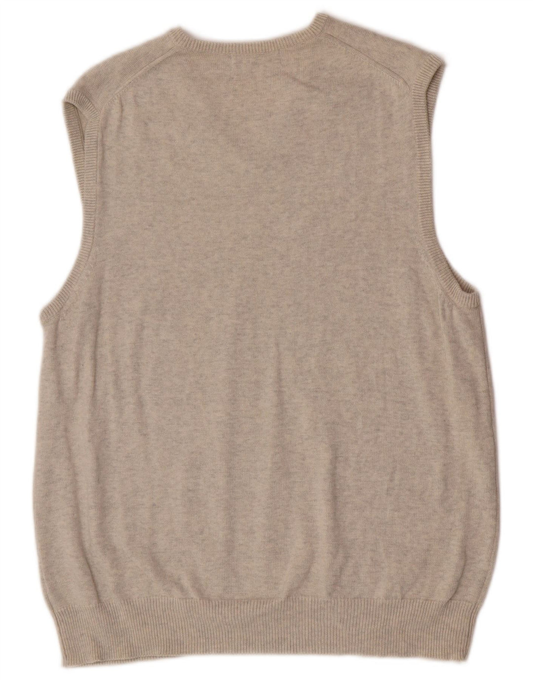 Marks & Spencer Herre Blue Harbor Vest Tank Top UK 41/43 Large Beige