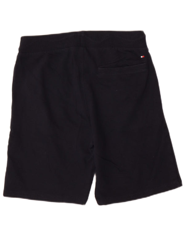 TOMMY HILFIGER Grafiske sportsshorts til drenge 15-16 år marineblå bomuld