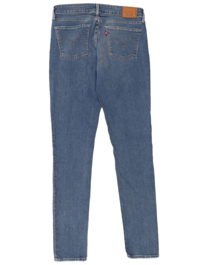 LEVI'S Womens 711 Skinny Jeans W29 L32 Blue Cotton