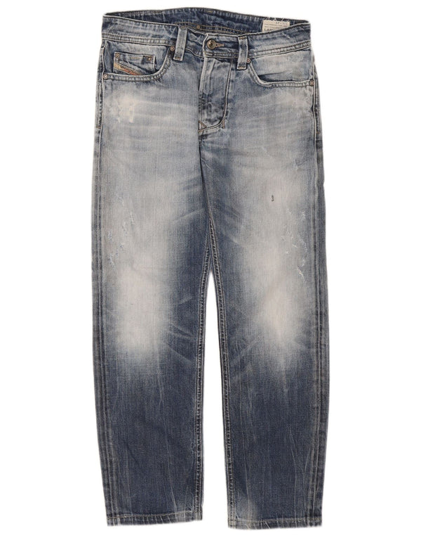 Diesel Girls Larkee-TJ Distressed Tapered Jeans 13-14 år W30 L27 Blå