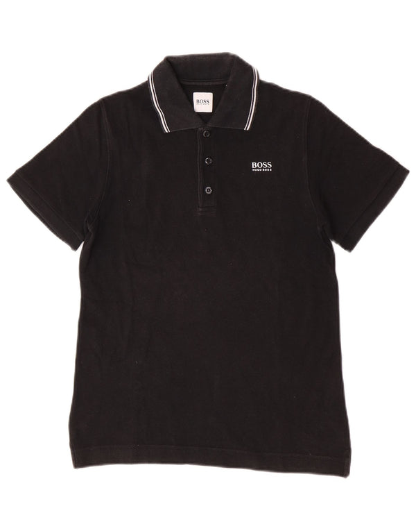 Hugo Boss Boys Polo Shirt 11-12 År Sort Bomuld